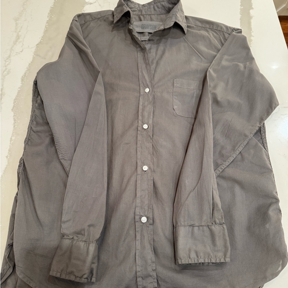 Frank & Eileen Gray Button Down Shirt